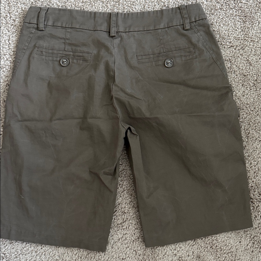 Rinascimento Olive Green Women's Bermudas - Picture 3 of 3